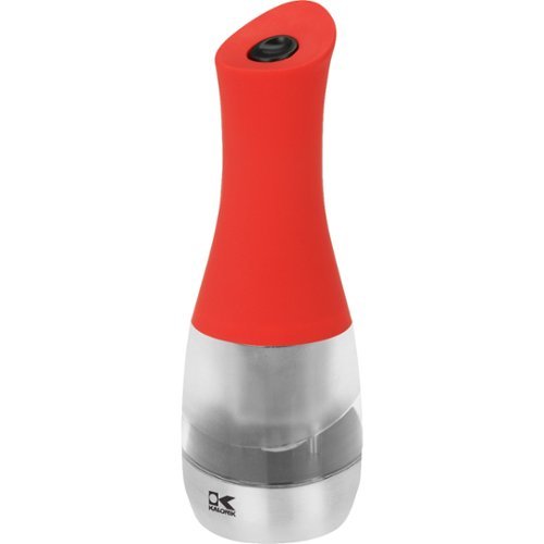  Kalorik - Contempo Electric Pepper or Salt Grinder - Stainless steel and red
