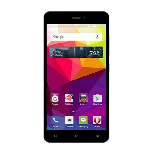 BLU - Studio M HD with 16GB Memory Cell Phone (Unlocked) - White-Front_Standard 