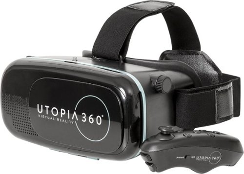  ReTrak - Utopia 360° Virtual Reality Headset with Bluetooth Controller - Black