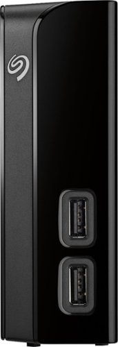  Seagate - Backup Plus Hub 4TB External USB 3.0 Desktop Hard Drive - Black