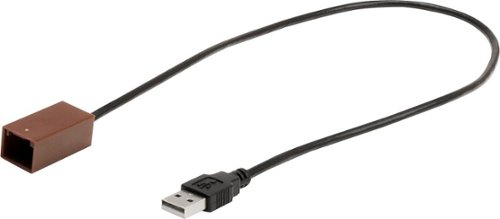 PAC - USB Port Retention Cable for Select Toyota Vehicles - Black