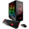 iBUYPOWER - Element Desktop - Intel Core i7 - 16GB Memory - NVIDIA GeForce GTX 1070 - 240GB Solid State Drive + 2TB Hard Drive - Black/Red-Front_Standard