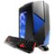 iBUYPOWER - Desktop - Intel Core i7 - 16GB Memory - NVIDIA GeForce GTX 1080 - 240GB Solid State Drive + 1TB Hard Drive - Black/Blue-Front_Standard