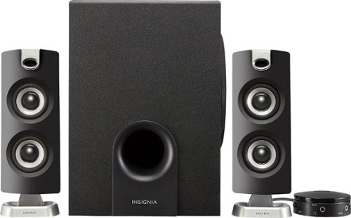 Insignia™ - 2.1 Bluetooth Speaker System (3-Piece) - Black