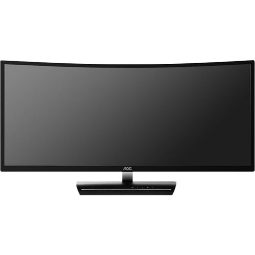  AOC - C3583FQ 35&quot; LCD HD 21:9 Ultrawide Monitor - Black/Silver