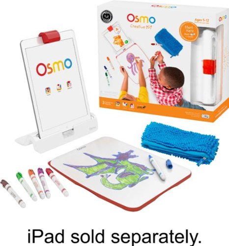  Osmo - Creative Kit Educational Play System with Mo the Monster (iPad Base Included)