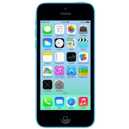  Apple - Pre-Owned iPhone 5c 4G LTE with 32GB Memory Cell Phone (Unlocked) - Blue