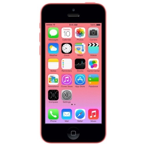  Apple - Pre-Owned iPhone 5c 4G LTE with 16GB Memory Cell Phone (Unlocked) - Pink