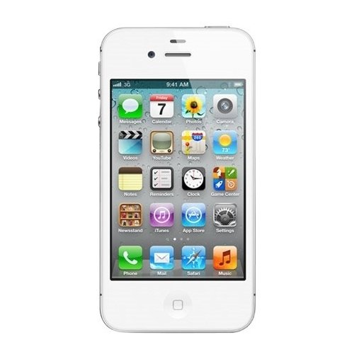  Apple - Pre-Owned iPhone 4S with 8GB Memory Cell Phone (Unlocked) - White
