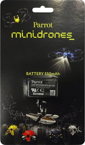  Rechargeable Lithium-Polymer Battery for Parrot MiniDrones - Black