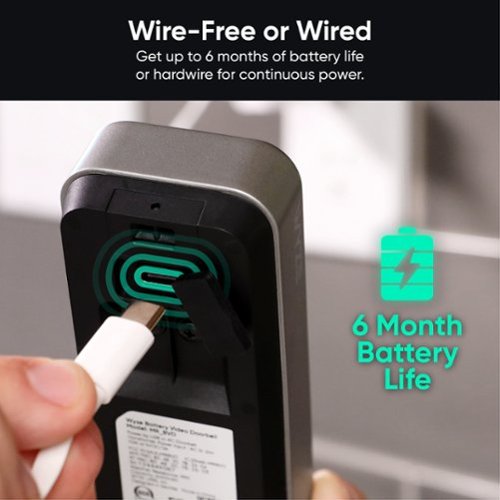 Wyze Battery Video Doorbell - Black GLOBAL SHIPPING