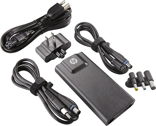  Slim Charger for Select HP Laptops - Black