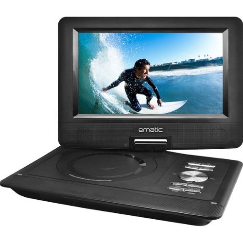  Ematic - 10&quot; Portable DVD Player - Black