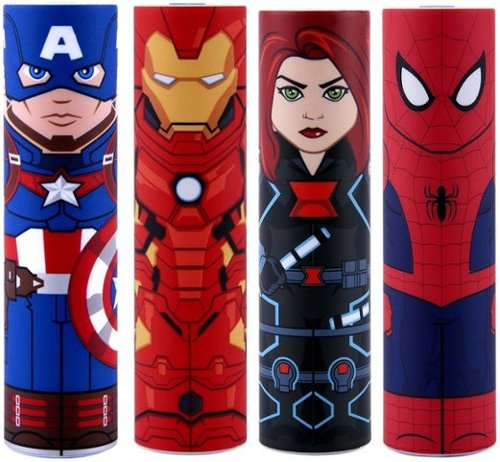  Mimoco - Marvel MimoPowerTube2 2600 mAh Portable Charger for Most Micro USB Devices - Styles May Vary