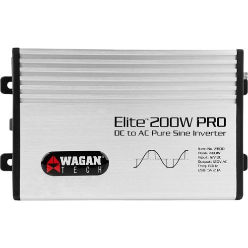 Wagan Tech Elite Pro Power Inverter - Silver WORLDWIDE DELIVERY