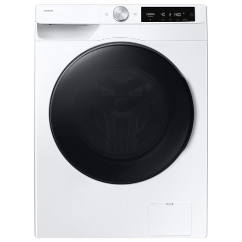 Samsung - 2.5 cu. ft. Compact Front Load Washer with AI Smart Dial and Super Speed Wash - White