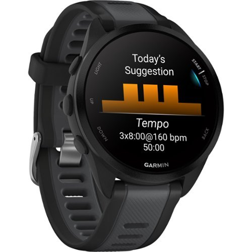 Garmin Forerunner 165 Music GPS Smartwatch 43 mm Fiber Reinforced