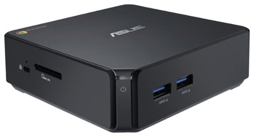  ASUS - Chromebox - Intel Celeron - 2GB Memory - 16GB Solid State Drive - Black