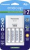 Panasonic - eneloop Charger and 4 AA Batteries Kit - White-Front_Standard 