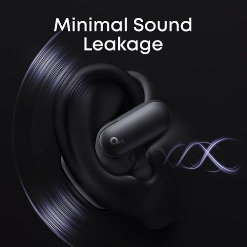 Soundcore by Anker AeroFit 2 Pro Dual-Form Wireless Earbuds with Open-Ear and Active Noise Cancellation Seamless Switch - Black GLOBAL SHIPPING