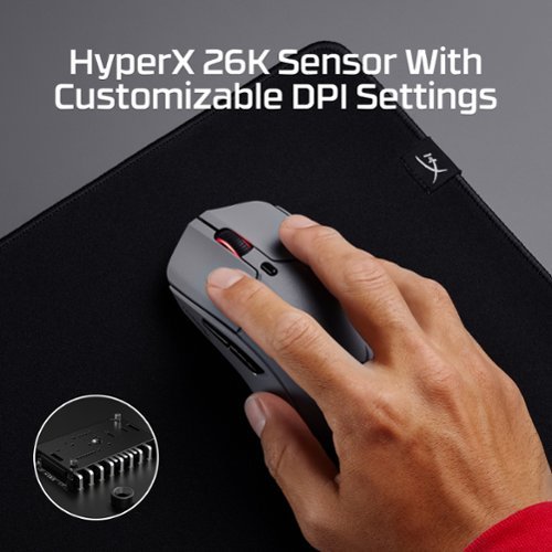 HyperX Pulsefire Haste 2 Pro 4K Lightweight Wireless Optical Gaming Mouse with RGB Lighting - Wireless - Slate Grey GLOBAL SHIPPING