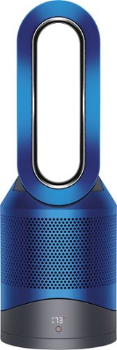  Dyson - Pure Hot + Cool Link 400 Sq. Ft. Air Purifier - Blue/Iron
