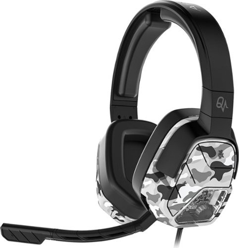  PDP - Afterglow LVL 5+ Wired Stereo Gaming Headset for Xbox One - White Camo