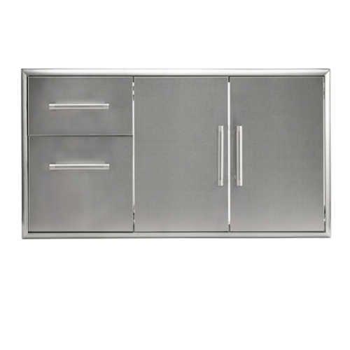 Coyote Outdoor Living - 45" Double Access Doors & Access Drawer - Stainless Steel