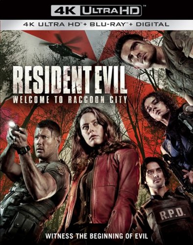

Resident Evil: Welcome to Raccoon City [Includes Digital Copy] [4K Ultra HD Blu-ray/Blu-ray] [2022]