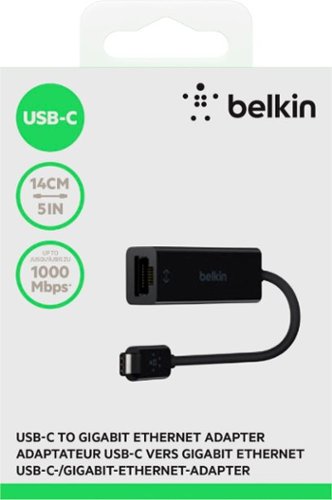 Belkin USB Network Adapter - Black WORLDWIDE DELIVERY