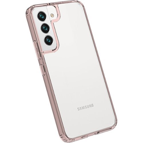 SaharaCase Hybrid-Flex Hard Shell Case for Samsung Galaxy S22 - Clear/Rose Gold WORLDWIDE DELIVERY