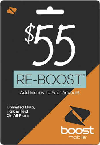  Boost Mobile - $55 Re-Boost Prepaid Phone Card