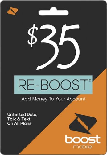  Boost Mobile - $35 Re-Boost Prepaid Phone Card