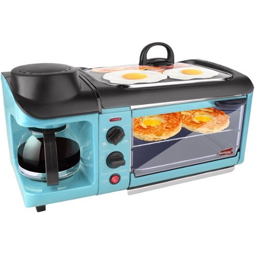 Maxi Matic - 4-Slice Toaster Oven - Blue-Angle_Standard 