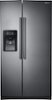 Samsung - 24.5 Cu. Ft. Side-by-Side Fingerprint Resistant Refrigerator-Front_Standard