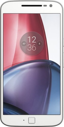 Motorola - Refurbished MOTO G plus (4th Generation) 4G LTE with 64GB Memory Cell Phone (Unlocked) - White-Front_Standard 
