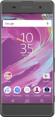  Sony - Refurbished XPERIA XA 4G LTE with 16GB Memory Cell Phone (Unlocked) - Graphite black