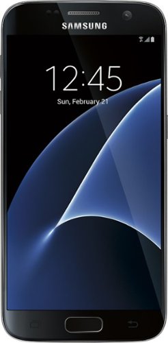  Samsung - Geek Squad Certified Refurbished Galaxy S7 4G LTE with 32GB Memory Cell Phone (Unlocked) - Black Onyx