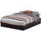 South Shore - Fusion Queen Mates Bed - Pure Black-Angle_Standard