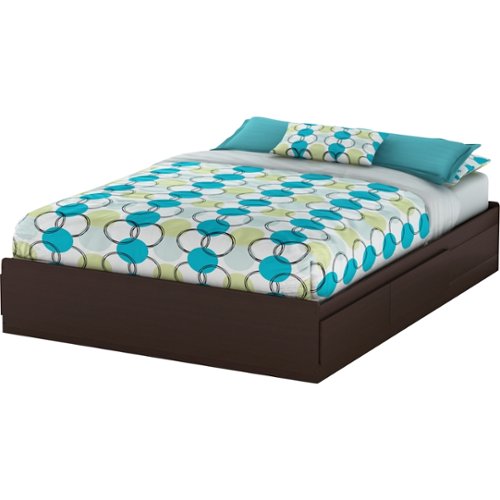  South Shore - Fusion Queen Mates Bed - Chocolate