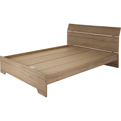  South Shore - Vito Complete Queen Bed - Rustic Oak