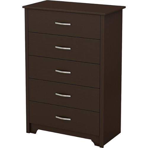Southwest - Fusion 5-Drawer Chest - Chocolate-Front_Standard 