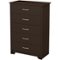 Southwest - Fusion 5-Drawer Chest - Chocolate-Front_Standard