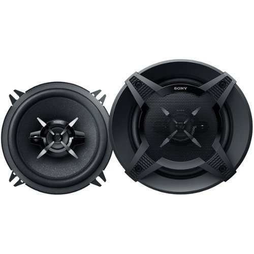  Sony - 5-1/4&quot; 3-Way Car Speakers with Mica Reinforced Cellular (MRC) Cones (Pair) - Black/Graphite