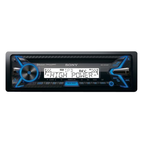 Sony In-Dash CD/DM Receiver - Built-in Bluetooth - Satellite Radio-ready with Detachable Faceplate - Black WORLDWIDE DELIVERY