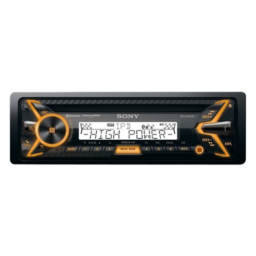 Sony In-Dash CD/DM Receiver - Built-in Bluetooth - Satellite Radio-ready with Detachable Faceplate - Black GLOBAL SHIPPING