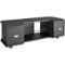 CorLiving - TV Cabinet for Most Flat-Panel TVs Up to 57" - Black stipple-Front_Standard