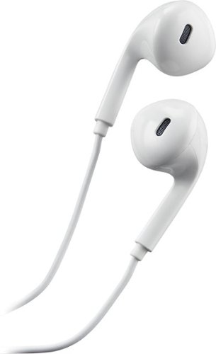  Insignia™ - Earbud Headphones - White