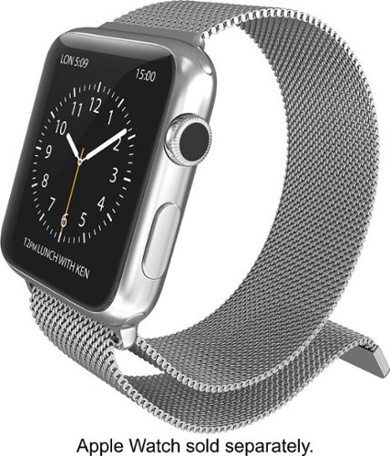  X-Doria - Watch Strap for Apple Watch 38mm - Silver