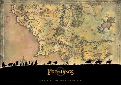 Trend Setters - The Lord of the Rings (Middle Earth) MightyPrint™ Wall Art MP24170119 - Multicolor-Front_Standard 